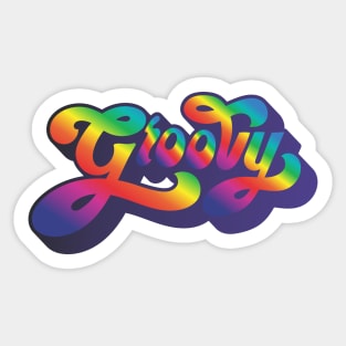 Groovy Feeling Sticker